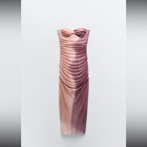 Zara Printed Tulle Dress 2716/190